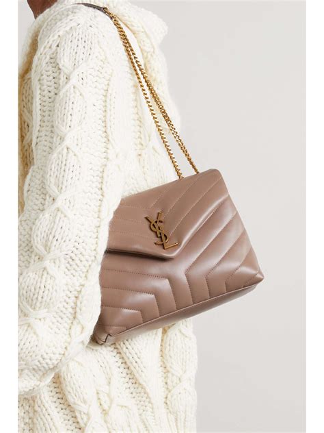 ysl taupe bag|ysl loulou bag small.